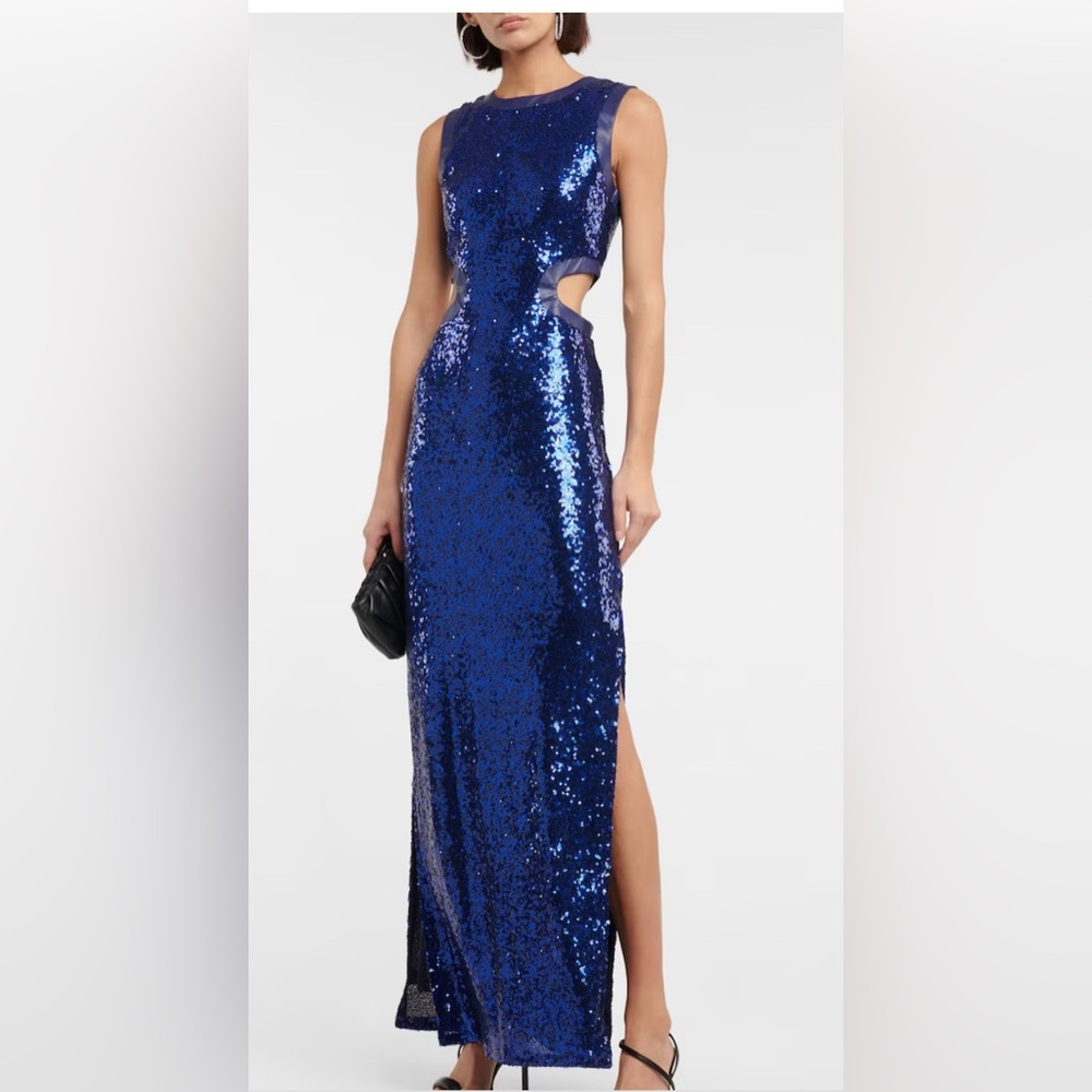 STAUD
Sequined cutout maxi dress. Worn once.